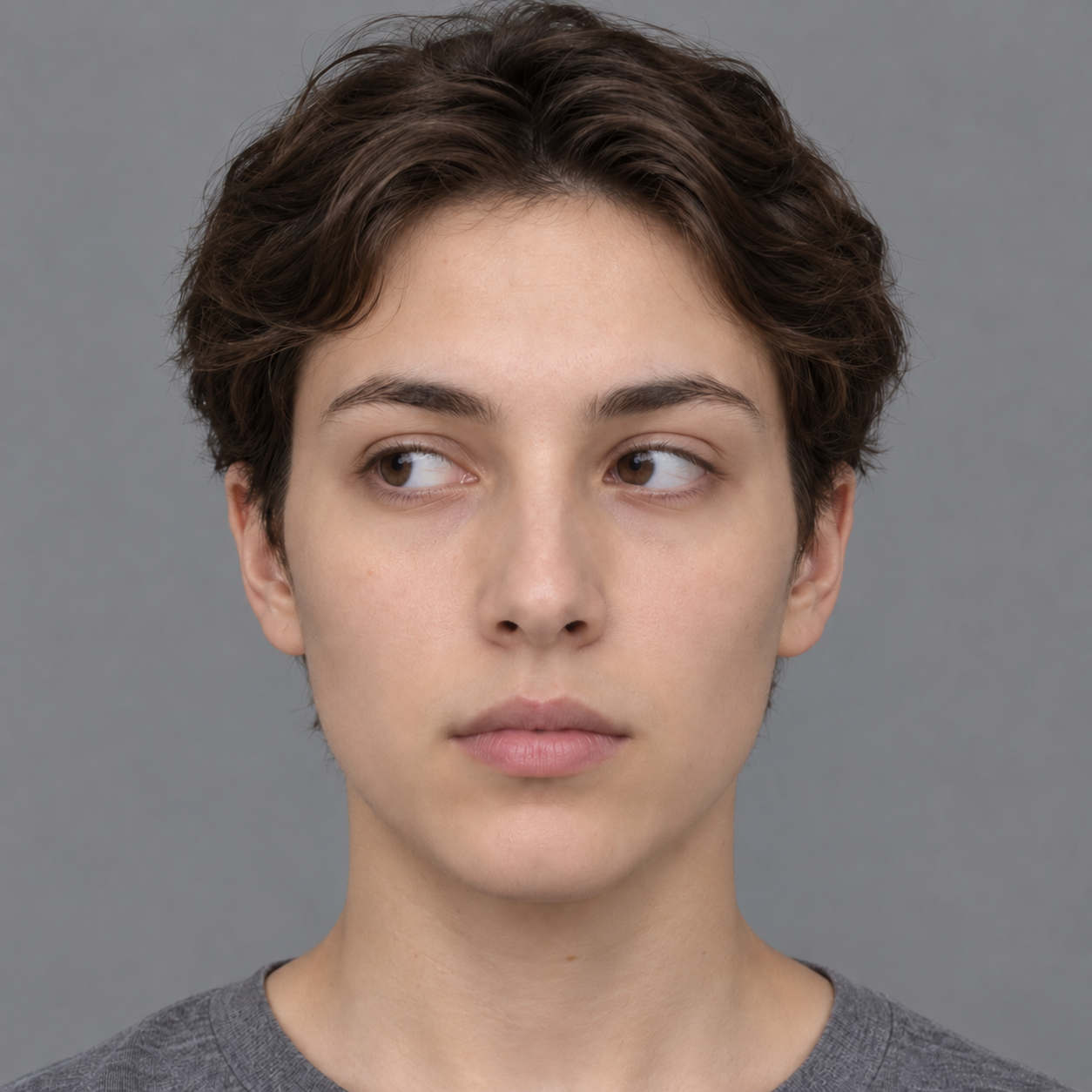 Face looking to the viewer’s left